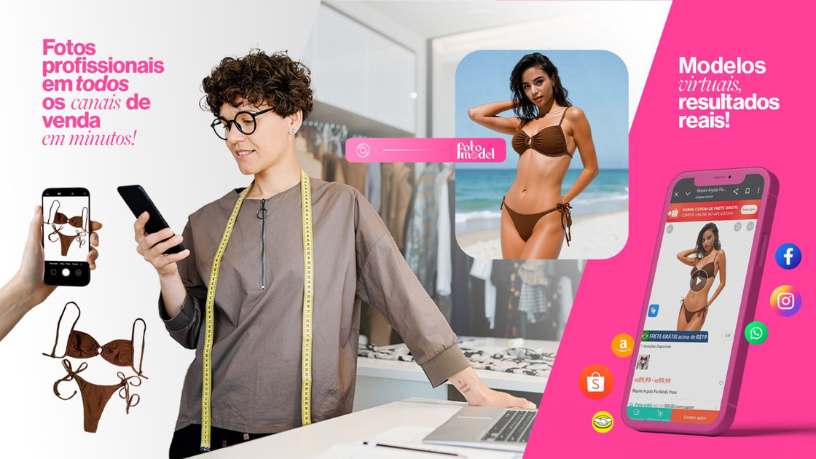Personalize seu conteúdo visual com o FotoModel e fale diretamente com seu público-alvo.
